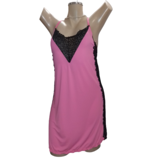 half lace chemise