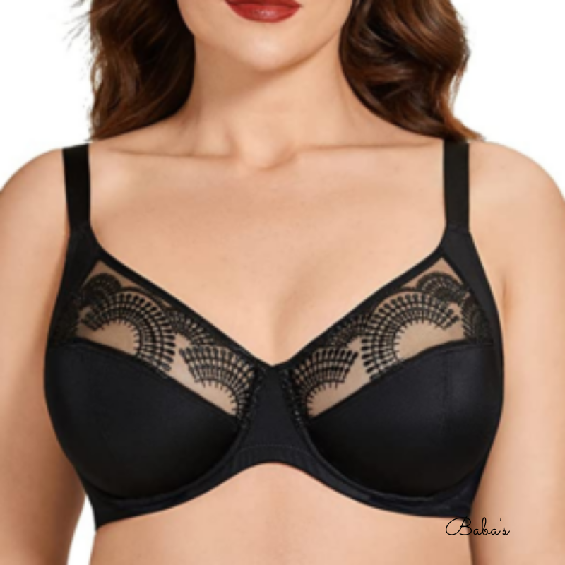 embroidered bra